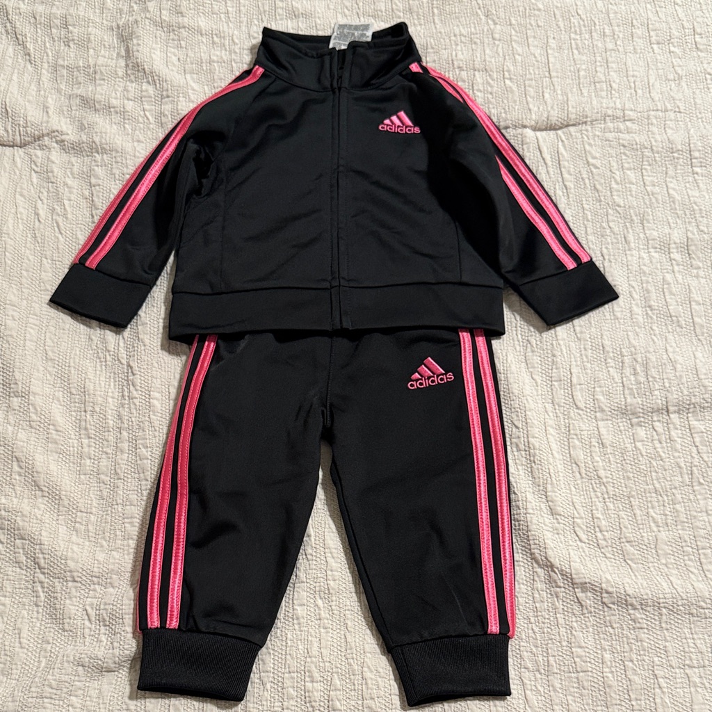 Adidas Kids' Tricot Track Jacket & Pants Set